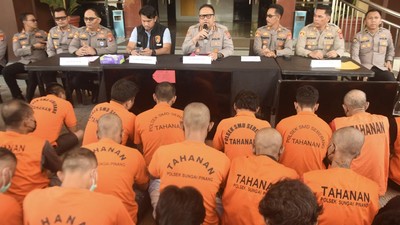 47 Tersangka Kejahatan Konvensional Diamankan di Mapolresta Samarinda
