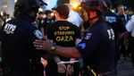 Aksi Bela Gaza di Depan Hotel Trump Berujung Penangkapan