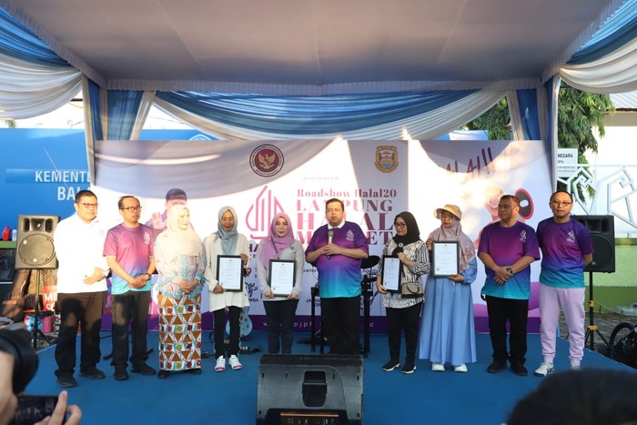 BPJPH memberikan 44.000 kuota Sertifikat Halal Gratis (SEHATI) untuk Usaha UMK) Se-Provinsi Lampung.