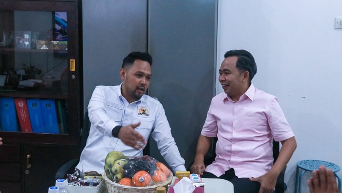 Bupati Jember, Muhammad Fawait dan Anggota DPR RI Fraksi Partai Kebangkitan Bangsa, Rivqy Abdul Halim.