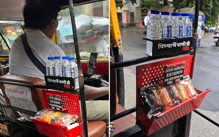 Fasilitas Bintang 5! Sopir Bajaj Ini Siapkan Makanan Gratis untuk Penumpang