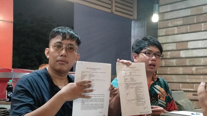 Ketua PKPKM Yosafat Erland dan Vincentius Alex.