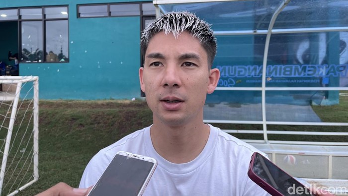 Gelandang PSS Sleman, Kim Kurniawan di Lapangan Pakembinangun, Sleman, Selasa (5/8/2025).