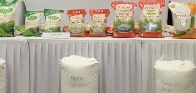 Konferensi Pers Dittipideksus Bareskrim Polri terkait Update Perkembangan Pengungkapan Kasus Beras yang Tidak Sesuai Standar Mutu, Selasa 5 Agustus 2025. (Instagram)