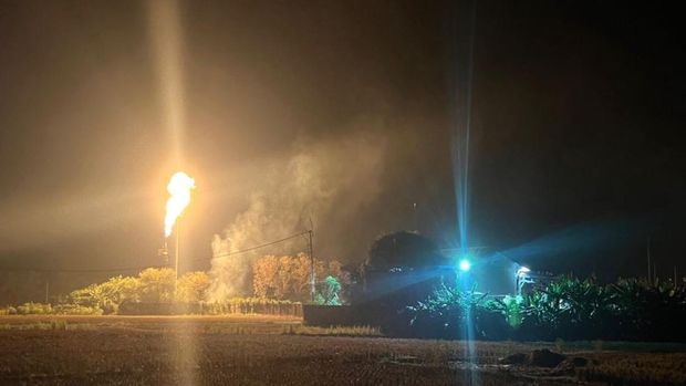 Ledakan dahsyat dan menimbulkan kobaran api diduga terjadi di kawasan milik  PT. Pertamina EP Regional 2 Zona 7 Field Kabupaten Subang, Selasa (5/2/2025) pagi.