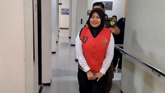 Mustika Ayu, terdakwa perkara perlindungan anak di Pengadilan Negeri Jombang