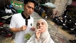 Nycta Gina dan Kinos Anniversary ke-10, Pasutri Ini Doyan Kulineran