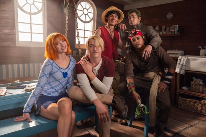 One Piece Foto suasana di lokasi syuting One Piece season 2.