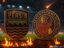 Babak Pertama Persib Vs Semen Padang: Maung Bandung Unggul 1-0