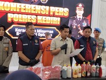 Penjual Miras yang Sebabkan 3 Orang Tewas di Kediri Ditangkap