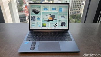 Luxia i3 ini cocok untuk first timer, untuk pelajar SMP SMA, anak kuliahan untuk mengerjakan tugas, menonton dan game simpel. Foto: Fitraya Ramadhanny/detikINET