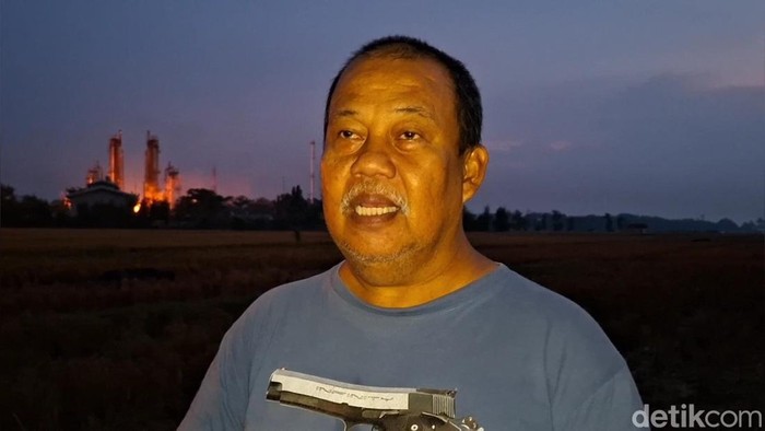 Potret ledakan dahsyat dan menimbulkan kobaran api terjadi di kawasan milik  PT. Pertamina EP Regional 2 Zona 7 Field Kabupaten Subang.