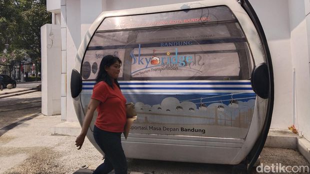Prototype cable car, moda transportasi yang dicanangkan sejak 2011 silam namun kini tenggalam dimakan zaman