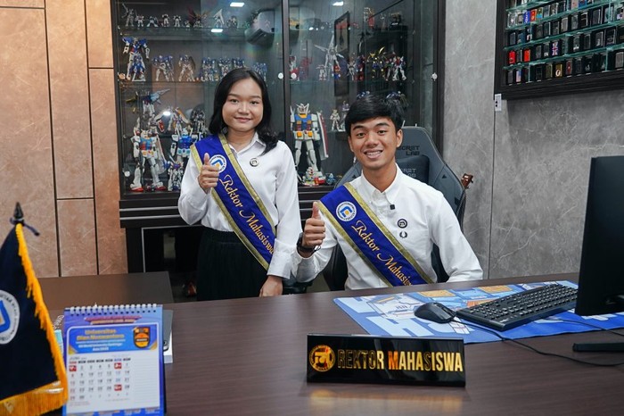 Rektor mahasiswa di Udinus.
