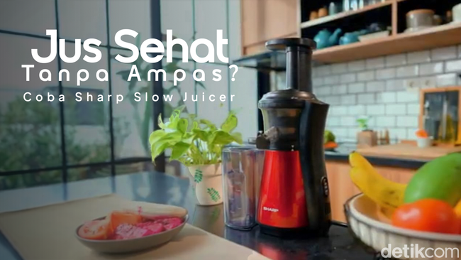 SHARP Slow Juicer: Rahasia Recharge Energi Setelah Olahraga