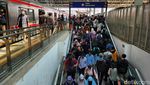 Suasana Manggarai Kembali Normal Usai Kereta Anjlok