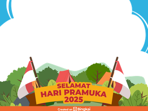 10 Twibbon Hari Pramuka ke-64 Unik dan Gratis, Bagikan di Medsos!