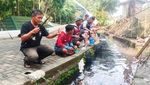 Sensasi Mancing di Sungai Umbul Besuki Klaten, Favoritnya Bapak-bapak