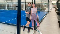 Alessia Cestaro biasa main padel bareng suami, Ahmad Affandy, dan teman-temannya. (Foto: dok Instagram alessia89cestaro)