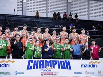 Aras Gading Muda Jakarta Quat-trick Juara Kejurnas Bola Basket