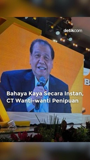 Video: Bahaya Kaya Secara Instan, CT Wanti-wanti soal Penipuan