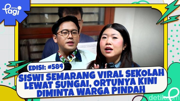 Video: Siswi Semarang Viral Sekolah Lewat Sungai, Ortunya Kini Diminta Warga Pindah
