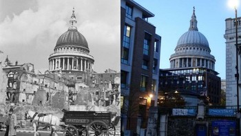 Katedral St. Paul, London, 1941-2019 Foto: Boredpanda