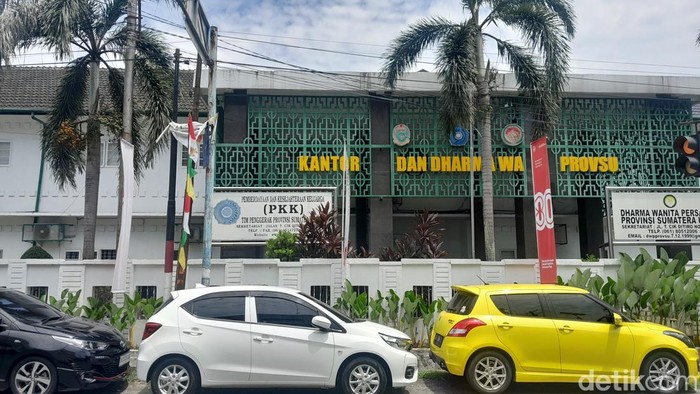 Gedung PPK Sumut di Jalan Cik Ditiro, Kota Medan. (Foto: Nizar Aldi/detikSumut)