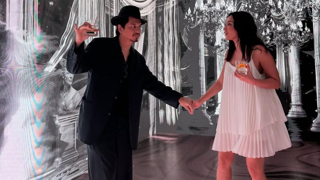 Hati Pink Imelda Therinne di Ultah Kevin Julio