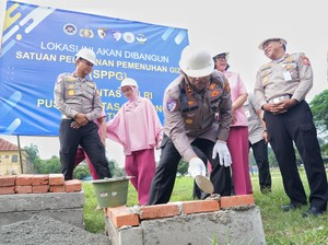 Korlantas Polri Laksanakan Groundbreaking SPPG, Dukung Penuh Program MBG Pemerintah