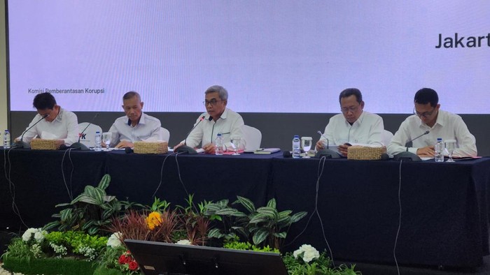 Konferensi pers KPK (Adrial/detikcom)