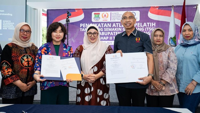 koni kabupaten tangerang matana university bibit atlet