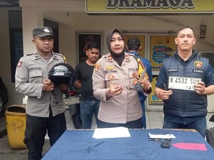 Maling Motor Beraksi di Kampus IPB, Modus Ganti Pelat Kendaraan