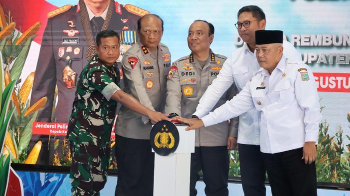 Polri luncurka n 8 SPPG baru untuk MBG, dan groundbreaking 205 SPPG di seluruh Indonesia, Rabu (6/8/2025).