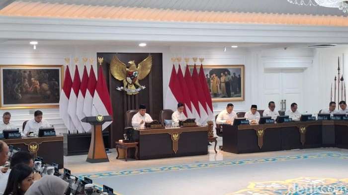 Prabowo gelar sidang kabinet, Rabu (6/8) siang.