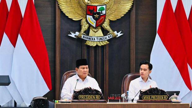 Presiden Prabowo Subianto menggelar sidang kabinet, Rabu (6/8/2025).