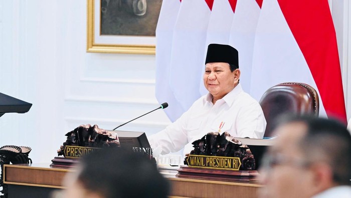 Presiden Prabowo Subianto menggelar sidang kabinet, Rabu (6/8/2025).