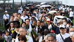 Ribuan Warga Jepang Turun ke Jalan Peringati 80 Tahun Bom Hiroshima