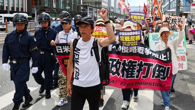 Ribuan Warga Jepang Turun ke Jalan Peringati 80 Tahun Bom Hiroshima
