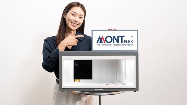 Samsung Mont Flex Ungkap Inovasi Layar iPhone Lipat & Galaxy Fold
