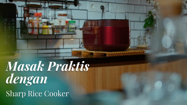 Masak Nasi Hainan Praktis dengan Sharp 8in1 Rice Cooker