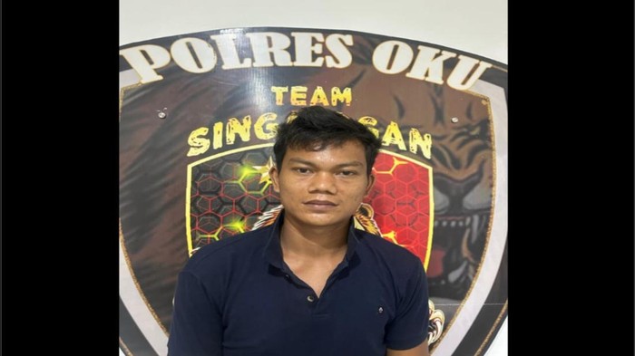Tampang pencuri buah sawit di OKU