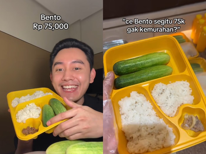 Viral TikToker Jual Nasi Timun Rp 75 Ribu, Ternyata Ini Alasannya