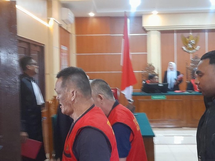 Tikui dan Mafi usai jalani tuntutan dari JPU di sidang narkotika dan TPPU