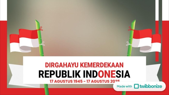 Twibbon 17 Agustus 2025.