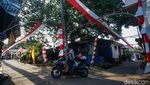 Kain Merah Putih Membentang 1 Km di Gang Sempit Bekasi