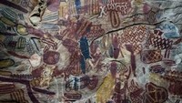 Salah saru contoh lukisan purba di Peruacu. Selain nilai sejarah dan ilmiahnya, Peruacu juga menjadi favorit para pencinta alam dengan jalur pendakian yang diakui sebagai salah satu yang terbaik di kawasan tersebut versi All Trails. (Evandro Pereira/AFP)