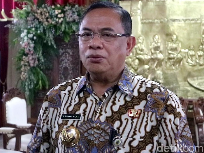 Bupati Pati, Sudewo, saat meminta maaf di Pendopo Kabupaten Pati, Kamis (7/8/2025).