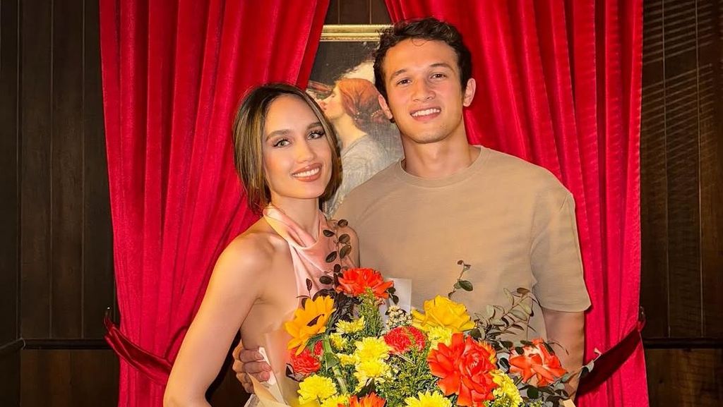 Momen Cinta Laura-Arya Vasco Rayakan 3 Tahun Pacaran