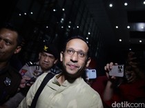 Ekspresi Nadiem Makarim Usai Diperiksa KPK